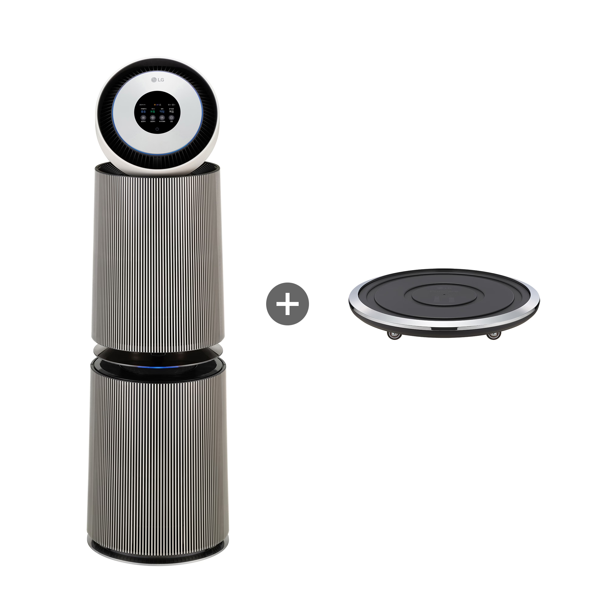 LG 퓨리케어 AI 오브제컬렉션 360˚ 공기청정기 (M 필터) + 무빙휠 세트