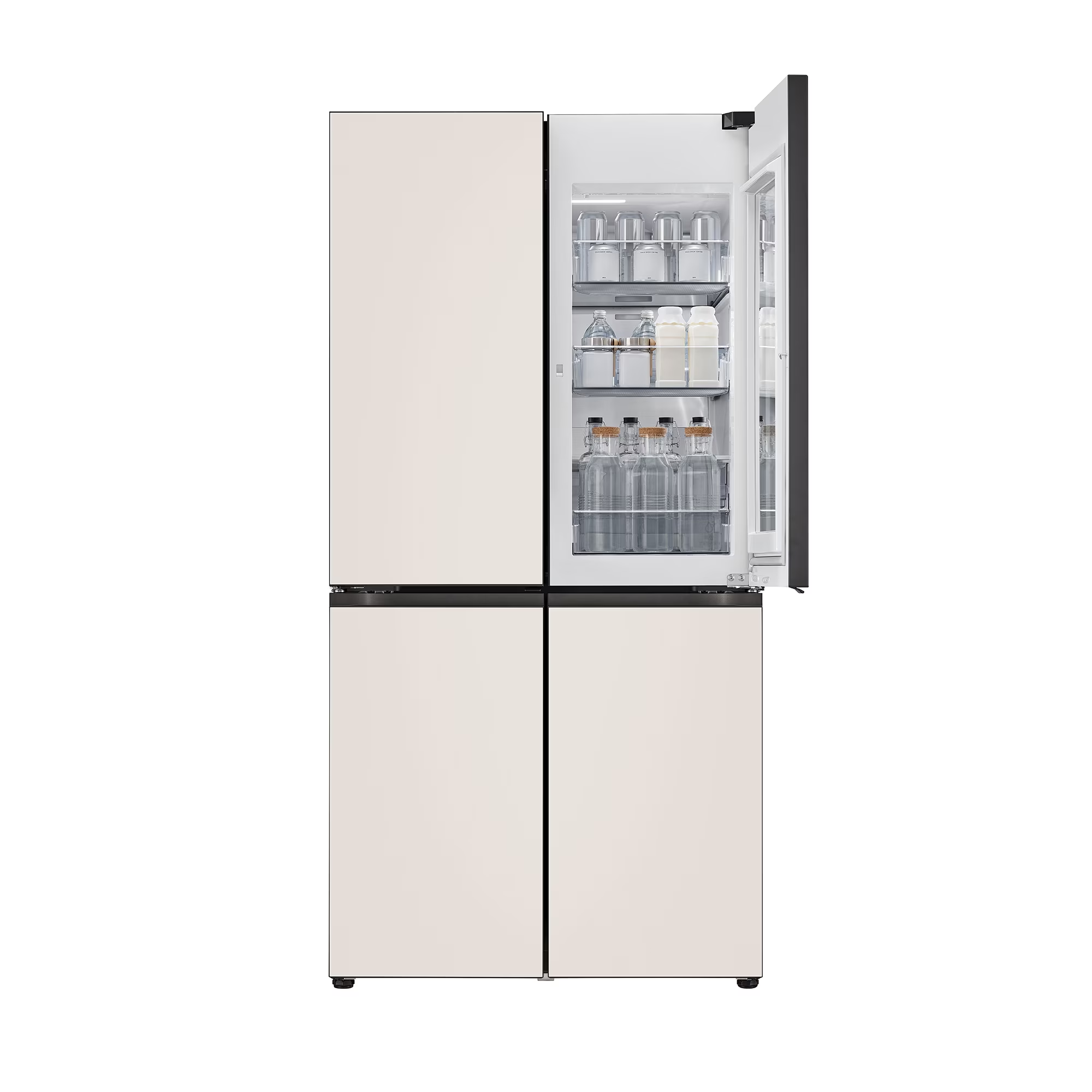 LG 디오스 AI 오브제컬렉션 STEM 베이직 냉장고 (노크온 더블매직스페이스)