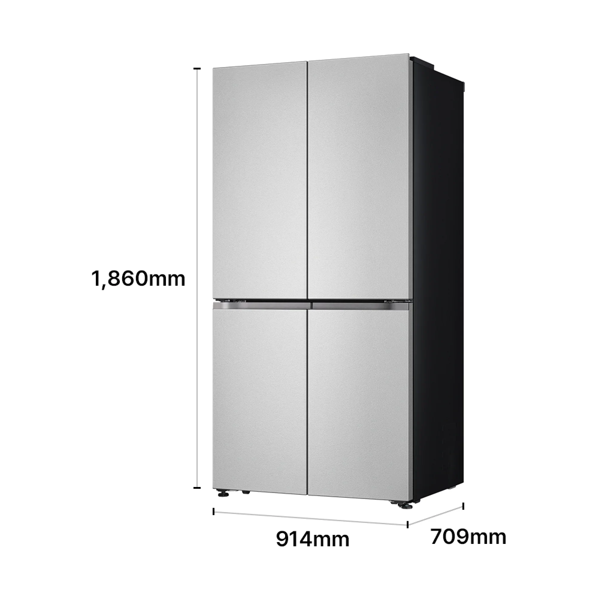 LG 디오스 AI 오브제컬렉션 STEM 베이직 냉장고 Fit & Max 635L 1등급