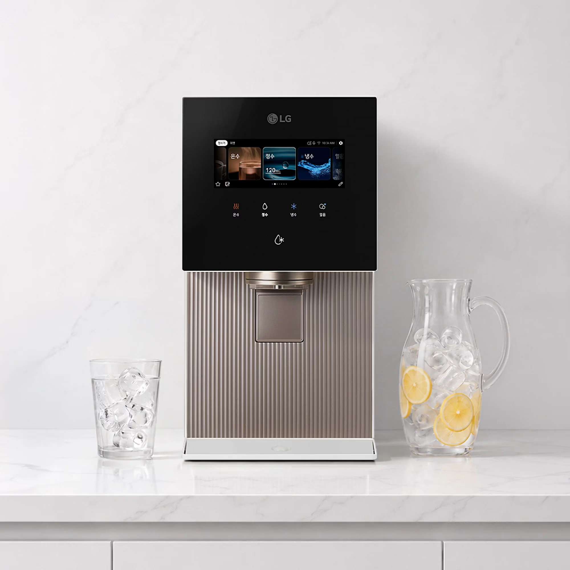 LG 퓨리케어 AI 오브제컬렉션 냉동얼음정수기 WD724RK (음성인식/맞춤 출수, 냉온정, 얼음)